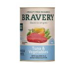 Bravery Lata Tuna And Vegetables Adult Dog Wet Food 290 Grs