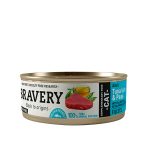 Bravery Lata Tuna Loin And Peas Adult Cat Wet Food 70 Grs