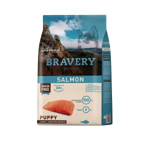 Bravery Salmón Puppy Large/Medium Breed 12 Kgs