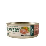 Bravery Lata Chicken & Vegetables Adult Dog Wet Food 80 Grs