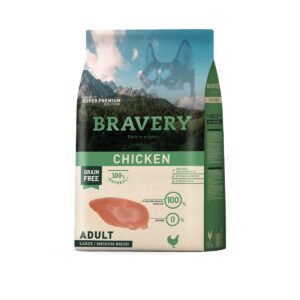 Bravery Chicken Adult Large/Medium Breeds 4 Kgs