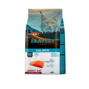 Bravery Salmón Adult Cat Sterilized 2 Kgs
