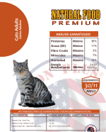 Natural Food Gato Adulto Premium 7.5 Kg - Imagen 3