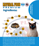 Natural Food Gato Indoor Premium Formula 7.5 Kg - Imagen 2