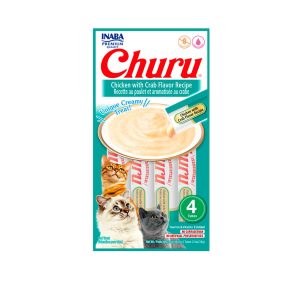 Churu Pollo Con Cangrejo 4 Tubitos