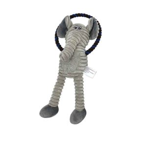 Juguete Peluche Elefante Mordedor Cuerda/Chillón