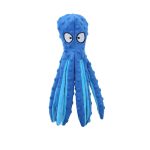 Peluche Pulpo con sonido chillón Azul