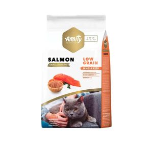 Amity Gato Low Grain Salmón 7 kgs