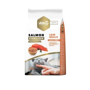 Amity Gato Low Grain Salmón Sterilized