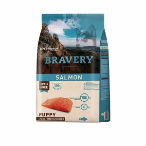 Bravery Salmon Puppy Large/Medium Breeds 4 Kgs