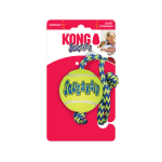 Juguete Pelota Kong Squeakair con cuerda