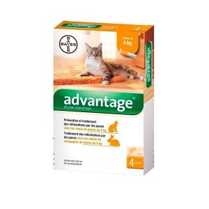 Advantage Gato Pipeta 0-4 Kgs