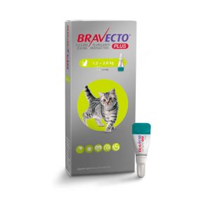 Bravecto Plus Gato de 1.2 Kgs a 2.8 Kgs