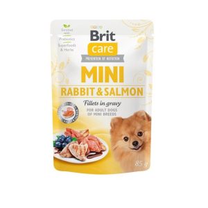 Brit Care Mini Rabbit & Salmón Filetes en Salsa
