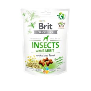 Brit Care Snack Perro Crunchy Insects with Rabbit