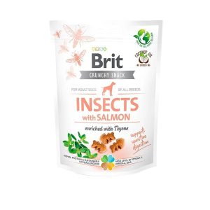 Brit Care Snack Perro Crunchy Insects with Salmón