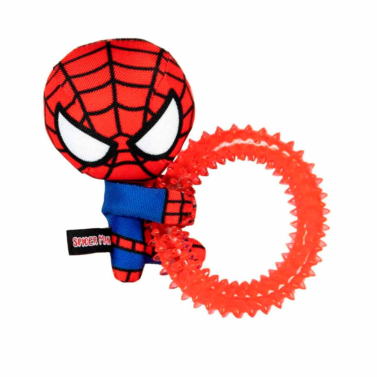Juguete-Mordedor-Circular-Spiderman Juguete Mordedor Dental Circular