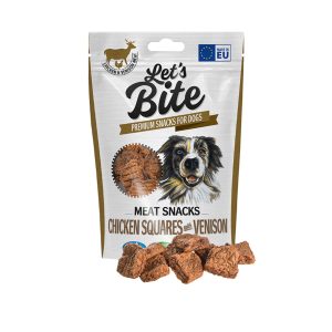Lets Bite Snack Chicken Squares with Venison