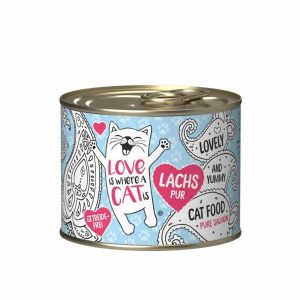 Love is Where a Cat is Pure Salmón