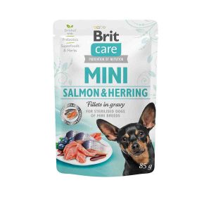 Brit Care Sachet Mini Salmón y Arenques en Salsa