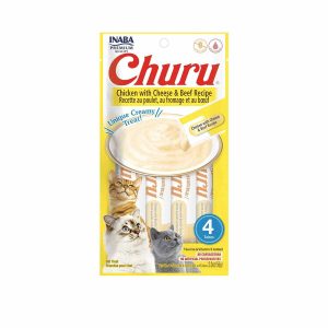 Churu Pollo con Queso con Carne