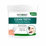 Manna Pro Vets Best Clean Teeth Finger Pads Dedal 50 Unidades