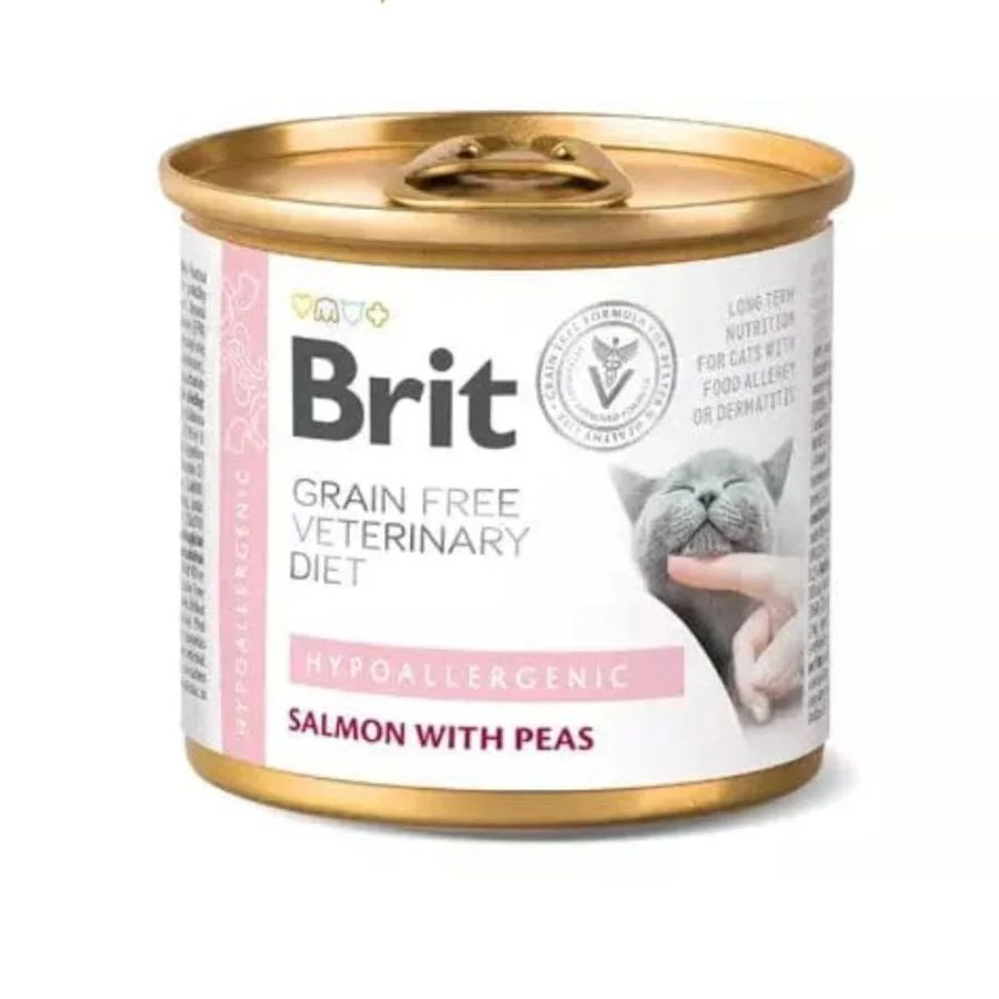 Brit-Hypoallergenic-Gato-Lata Brit Gf Vd Lata Cat Hypoallergenic 200 GR - Imagen 1