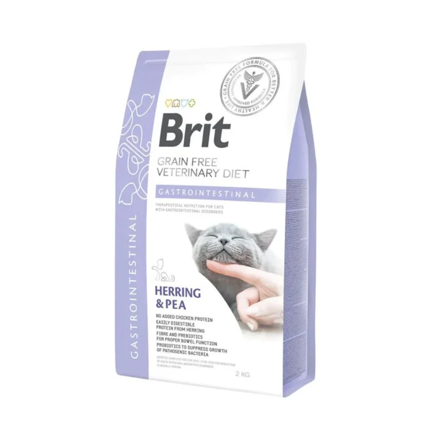 Brit-Veterinary-diet-Gastrointestinal-Cat Brit Gf Vd Cat Gastrointestinal 2 Kg - Imagen 1