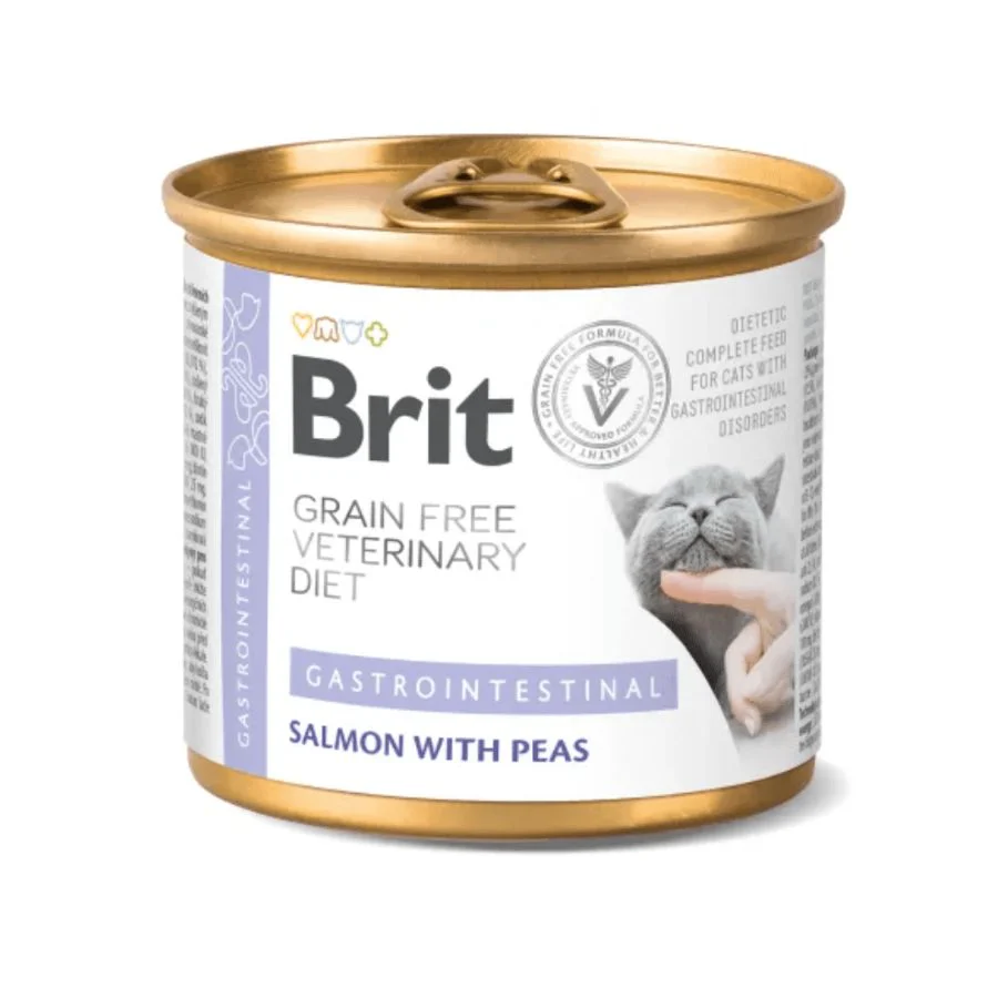 Britt-Gastrointestinal-Cat-Lata Brit Gf Vd Lata Cat Gastrointestinal 200 GR - Imagen 1