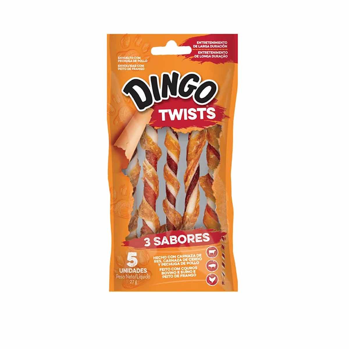 dingo-3-sabores-twist-5-unidades Dingo Triple Flavor Twist 5 Un - Imagen 1