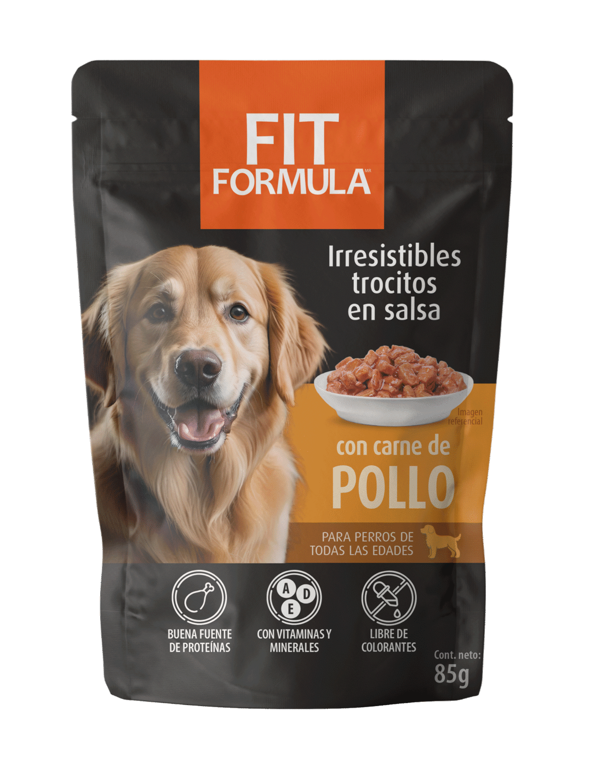 MKP-Pouch-Perro-Pollo-1186x1536 Fit Formula Pouch Para Perro Sabor Pollo 85gr - Imagen 1