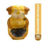 Doggo Snack para Perros 100% Natural - Corazones de Pollo 90 Grs
