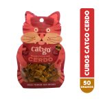 Catgo Snack para Gatos 100% Natural - Cubitos de Cerdo 50 Grs