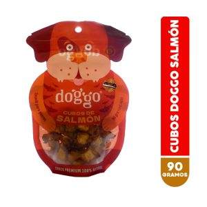 Doggo Snack para Perros 100% Natural - Cubos de Salmón 90 Gr