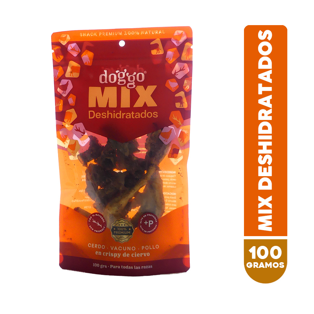 mix_deshidratados (1) Doggo Snack 100% Natural para Perros - Mix 100 Grs - Imagen 1