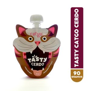 Catgo Snack Natural para Gatos – Compota Tasty Sabor Cerdo 90g