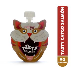 Catgo Snack Natural para Gatos – Compota Tasty Sabor Salmón 90g