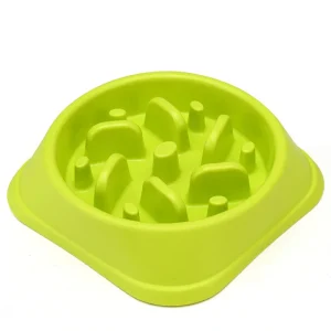 Plato de Alimentacion Lenta Verde