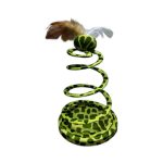 Juguete Interactivo Espiral Piel Jirafa Verde