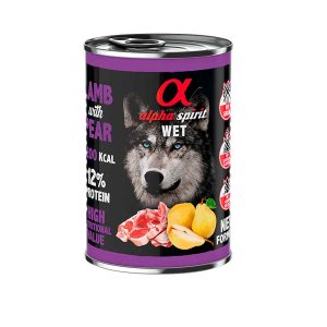 Alpha-Spirit-Lata-Perro-Cordero-con-Pera-300x300 Alpha Spirit Lata Perro Cordero con Pera 400 Grs - Imagen 1
