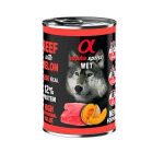 Alpha Spirit Lata Perro Ternera con Melón 400 Grs