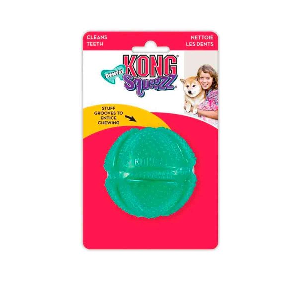 JUGUETE-KONG-SQUEEZZ-DENTAL-BALL-M-K47707-600x600 Juguete Kong Squeezz Dental Ball M - Imagen 1