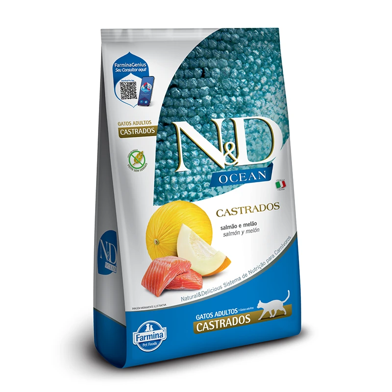 ND-Felino-Ocean-Adulto-Castrado-Salmón2 N&D Felino Ocean Adulto Castrado Salmón 1.5 Kg - Imagen 1