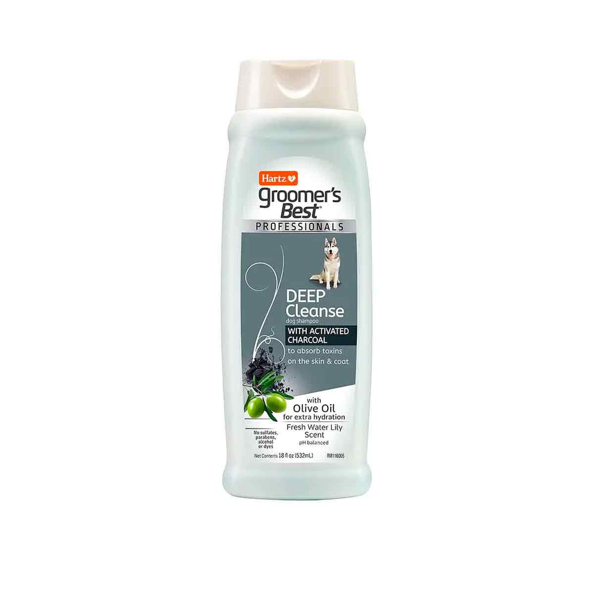 Shampoo-Hartz-Grommer's-Best-Deep-Cleanse-Olive-Oil Shampoo Hartz Grommer’s Best Deep Cleanse Olive Oil 532 ml - Imagen 1
